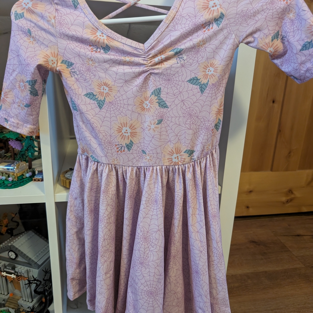 Dot Dot Smile Light Pink Floral Dress
